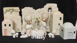 Precious Moments Come Let Us Adore Him Christmas Nativity 12pcs Wall E5644 E2387