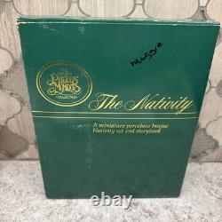 Precious Moments Come Let Us Adore Him Nativity Figurines 1982 Vintage E2395