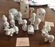Precious Moments Come Let Us Adore Him Nativity Set & Buildings E2387 E2395