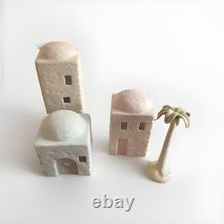 Precious Moments Come Let Us Adore Him Nativity Set & Buildings E2387 E2395