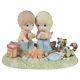 Precious Moments Couple Campfire Figurine S'mores Limited Edition 232005