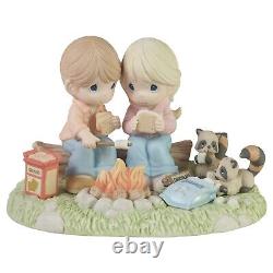 Precious Moments Couple Campfire Figurine S'mores Limited Edition 232005