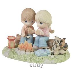 Precious Moments Couple Campfire Figurine S'mores Limited Edition 232005