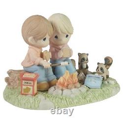 Precious Moments Couple Campfire Figurine S'mores Limited Edition 232005