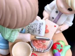 Precious Moments Couple Cooking Together