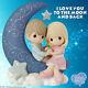 Precious Moments Couple Figurine I Love You To The Moon And Back 152016