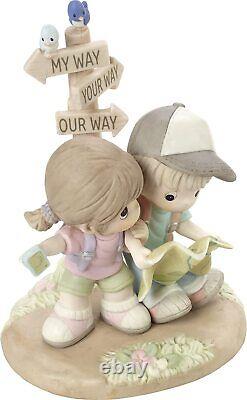 Precious Moments Couple Lost with Map Figurine, Multi