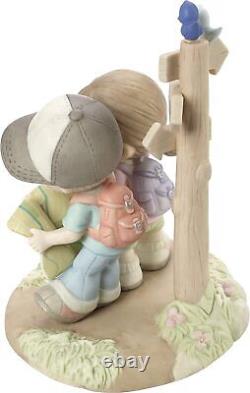 Precious Moments Couple Lost with Map Figurine, Multi