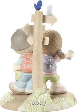 Precious Moments Couple Lost with Map Figurine, Multi