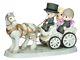 Precious Moments Couple In Carriage Horse Deluxe Figurine