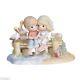 Precious Moments Couple On Dock Our Love Is A Shore Thing Figurine #132015