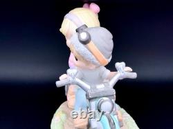 Precious Moments Couple on Motorcycle Figurine Love Ride Mint Pastel Collectible