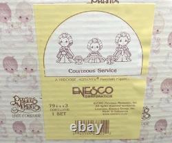 Precious Moments Courteous Service Figurines #79113 Mint in Box