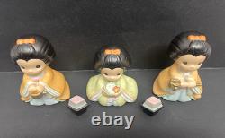 Precious Moments Courteous Service Figurines #79113 Mint in Box