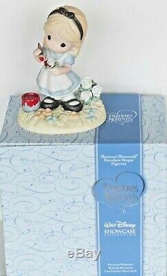 Precious Moments -DISNEY-ALICE IN WONDERLAND- You Make My World A Wonderland NEW