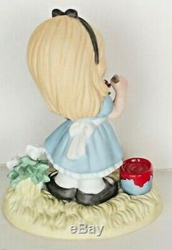 Precious Moments -DISNEY-ALICE IN WONDERLAND- You Make My World A Wonderland NEW