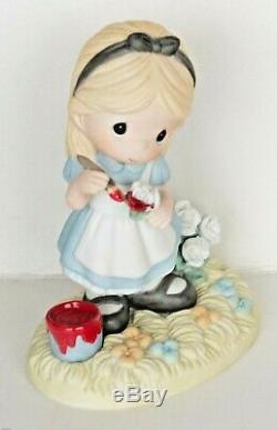 Precious Moments -DISNEY-ALICE IN WONDERLAND- You Make My World A Wonderland NEW