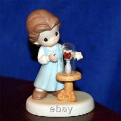 Precious Moments DISNEY BEAUTY AND THE BEAST OUR LOVE IS FOREVER IN BLOOM With BOX
