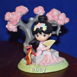 Precious Moments DISNEY MULAN A BLOSSOM IS NEVER TOO LATE TO BLOOM 143019