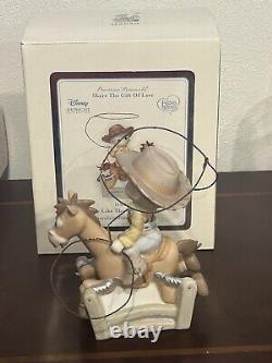 Precious Moments DISNEY TOY STORY RIDE LIKE THE WIND BULLSEYE 112020 Woody
