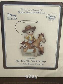 Precious Moments DISNEY TOY STORY RIDE LIKE THE WIND BULLSEYE 112020 Woody