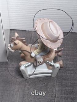 Precious Moments DISNEY TOY STORY RIDE LIKE THE WIND BULLSEYE Woody With Box