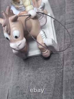 Precious Moments DISNEY TOY STORY RIDE LIKE THE WIND BULLSEYE Woody With Box