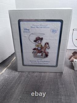 Precious Moments DISNEY TOY STORY RIDE LIKE THE WIND BULLSEYE Woody With Box