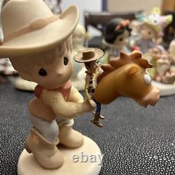 Precious Moments DISNEY TOY STORY WOODY Rounding Up A Gang Full Of Fun 920003