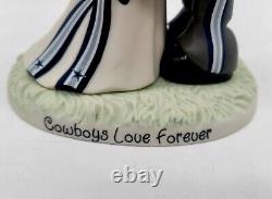 Precious Moments Dallas Cowboys Wedding Figurine Love Forever COA Lmt Edt NFL