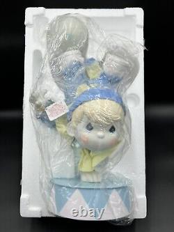 Precious Moments Deluxe Figure Spinning boy with Ball