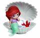 Precious Moments Disney Ariel In Shell With Led Pearl Figurine, New, Free Shippi