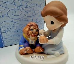 Precious Moments Disney Beauty And The Beast Friends Share Caring Hearts in Box