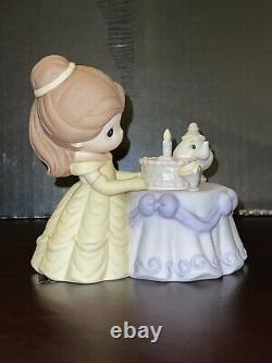Precious Moments-Disney-Belle, Chip, & Mrs. Potts-Beauty And The Beast