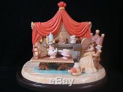 Precious Moments-Disney-Belle, Chip, & Mrs. Potts-Beauty And The Beast-$800 Val