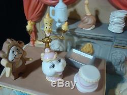 Precious Moments-Disney-Belle, Chip, & Mrs. Potts-Beauty And The Beast-$800 Val