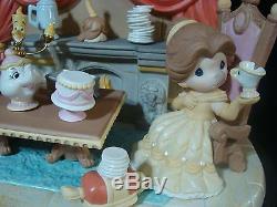 Precious Moments-Disney-Belle, Chip, & Mrs. Potts-Beauty And The Beast-$800 Val