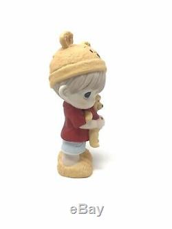 Precious Moments-Disney-Boy Holding Pooh-Hunny Nobody Sweeter Than You-Sweet