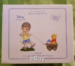 Precious Moments Disney Christopher Robin & Winnie The Pooh Age 1 #122406 2012