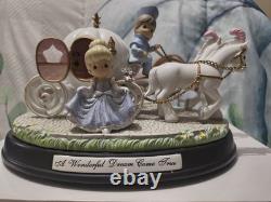 Precious Moments Disney Cinderella Carriage A Wonderful Dream Come True Box