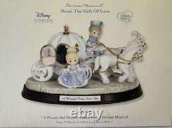 Precious Moments Disney Cinderella Carriage Share The Gift Of Love Musical