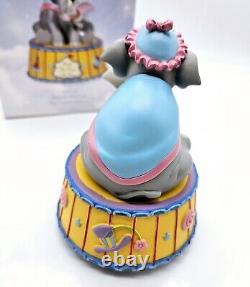Precious Moments Disney Dumbo Figurine Music Box Straight From Heaven in Box
