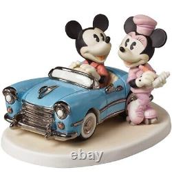 Precious Moments Disney Figurine Mickey Minnie You Make My Heart Race 152706