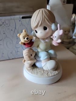 Precious Moments Disney It's So Much More Friendly With Two 720019 Pooh & Piglet