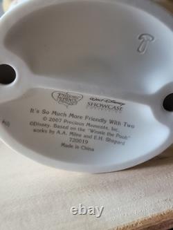 Precious Moments Disney It's So Much More Friendly With Two 720019 Pooh & Piglet