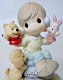 Precious Moments Disney It's So Much More Friendly With Two Winnie Piglet EUC