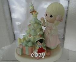 Precious Moments Disney Jiminy Pinocchio Wish Upon a Star Christmas Tree 690010