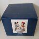 Precious Moments Disney Mickey & Minnie Rock Around The Clock Figurine Music Box