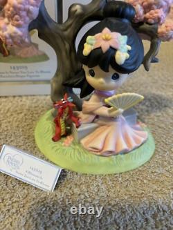 Precious Moments Disney Mulan A Blossom Is Never Too Late To Bloom. FIRM