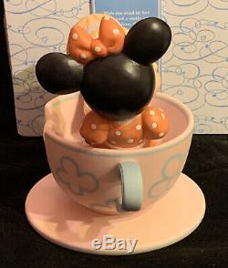 Precious Moments Disney Parks You Are My Cup Of Tea 790016 Minnie Teacup Ride